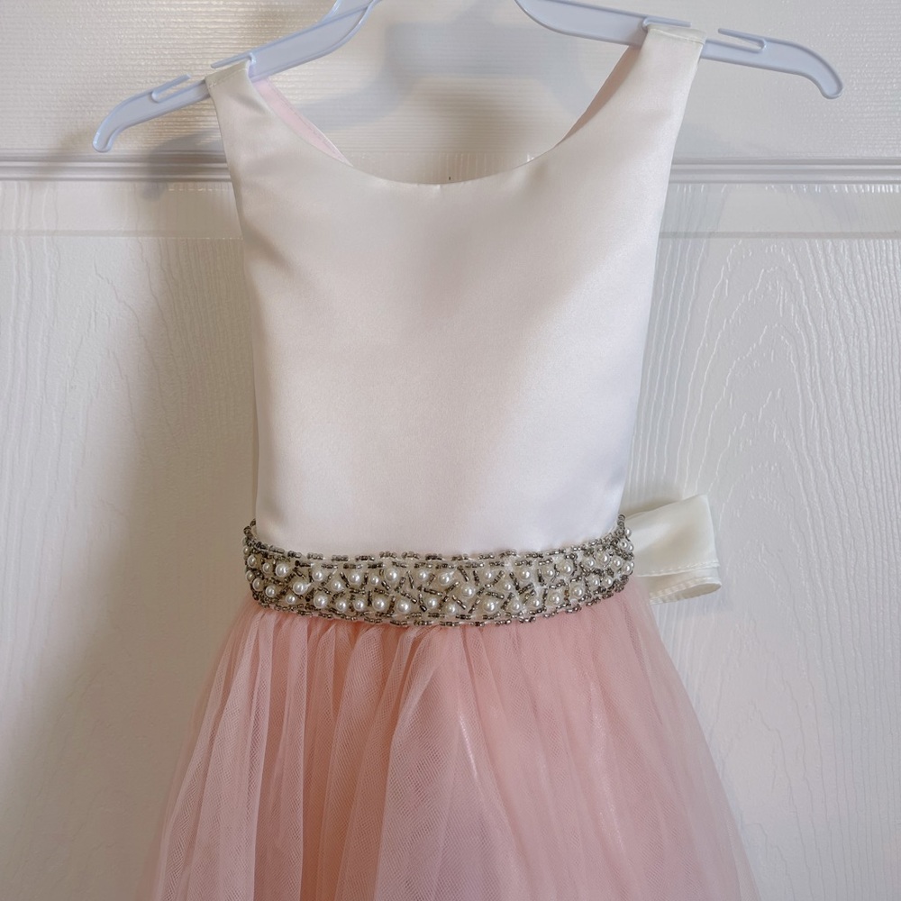Silk Top Tulle Bottom Dress - Picture 7 of 12